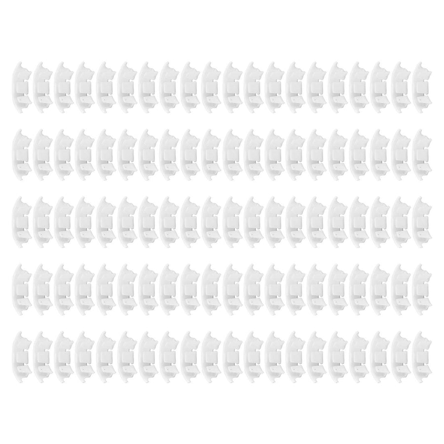 100Pcs Plant Support Clips Durable Plastic Grow Upright Vine Fixation Wide Application Tomato Clips for Grape Vegetable