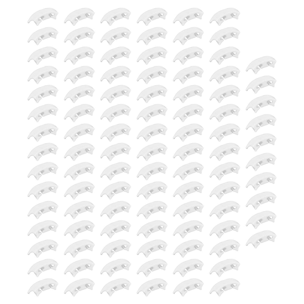 100Pcs Plant Support Clips Durable Plastic Grow Upright Vine Fixation Wide Application Tomato Clips for Grape Vegetable