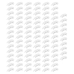 100Pcs Plant Support Clips Durable Plastic Grow Upright Vine Fixation Wide Application Tomato Clips for Grape Vegetable