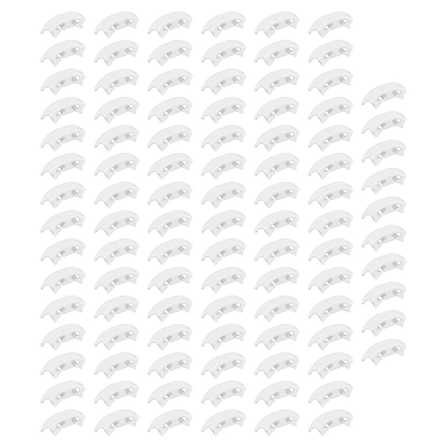 100Pcs Plant Support Clips Durable Plastic Grow Upright Vine Fixation Wide Application Tomato Clips for Grape Vegetable