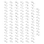 100Pcs Plant Support Clips Durable Plastic Grow Upright Vine Fixation Wide Application Tomato Clips for Grape Vegetable