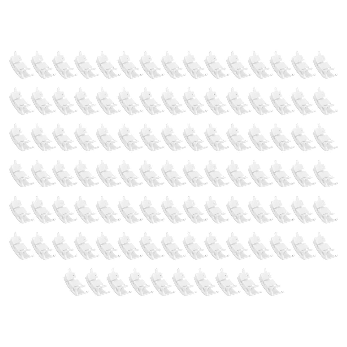 100Pcs Plant Support Clips Durable Plastic Grow Upright Vine Fixation Wide Application Tomato Clips for Grape Vegetable