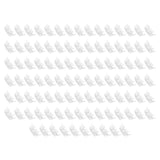 100Pcs Plant Support Clips Durable Plastic Grow Upright Vine Fixation Wide Application Tomato Clips for Grape Vegetable - Rear View