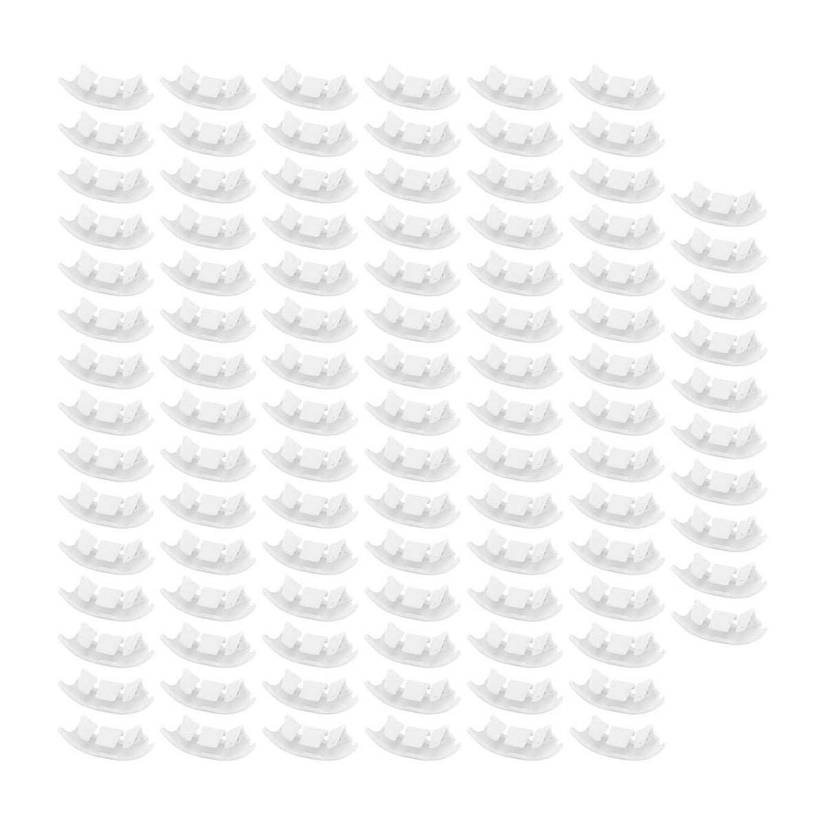 100Pcs Plant Support Clips Durable Plastic Grow Upright Vine Fixation Wide Application Tomato Clips for Grape Vegetable