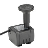 Solar Fountain Pump Energy Saving High Efficiency Black Solar Fountain for Garden Bird Bath Small Pond 2W