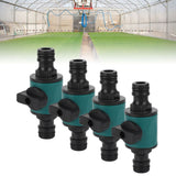 4pcs Hose Quick Connector Plastic Leakage Proof Dual Head Garden Hose Adapter for Irrigation System - Extra Image