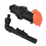 Hose Water Intake Connector G3/4 Male Thread Leakage Proof Hose Quick Coupling Valve for Irrigation Lawn Greenhouse - Top-Down View