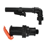 Hose Water Intake Connector G3/4 Male Thread Leakage Proof Hose Quick Coupling Valve for Irrigation Lawn Greenhouse - Rear View