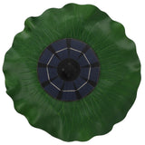 Solar Fountain Floating Solar Water Fountain with 3 Nozzles for Outdoor Pool Pond Garden - Close-Up Angle
