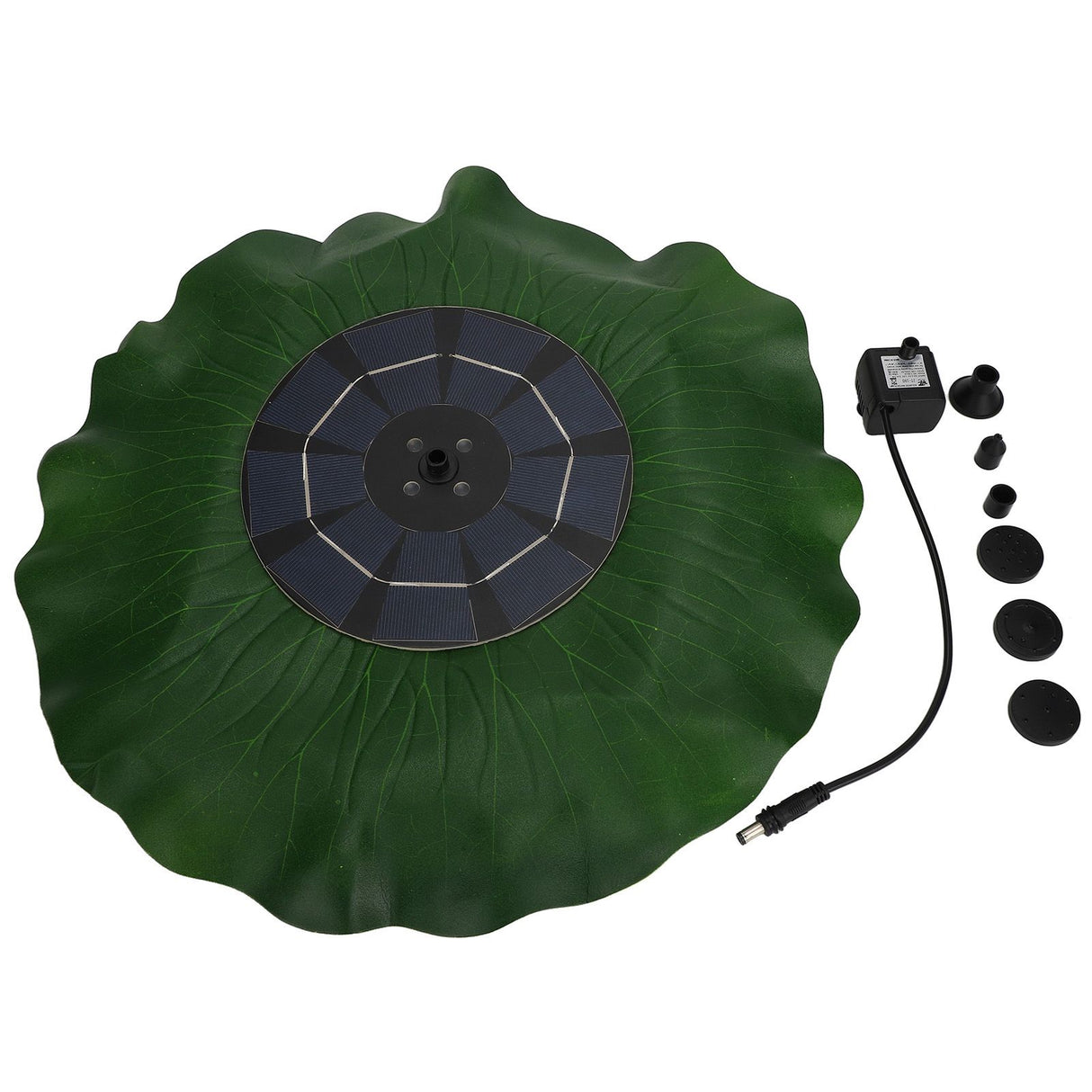 Solar Fountain Floating Solar Water Fountain with 3 Nozzles for Outdoor Pool Pond Garden