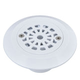 Plastic Pool Water Outlet White Floor Drain Water Inlet Draining Accessory for Swimming Pools Hot Springs Spas - Side View
