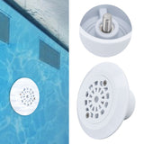 Plastic Pool Water Outlet White Floor Drain Water Inlet Draining Accessory for Swimming Pools Hot Springs Spas