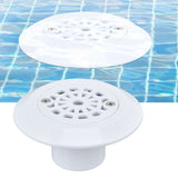Plastic Pool Water Outlet White Floor Drain Water Inlet Draining Accessory for Swimming Pools Hot Springs Spas - Extra Image