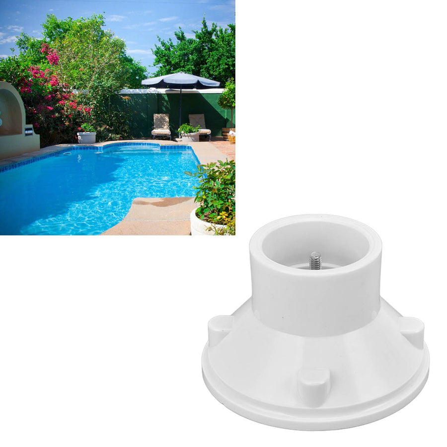 Swimming Pool Drain Outlet Built in Screw Adjustment Easy Replaceable White ABS Material Water Inlet Outlet Draining Tool