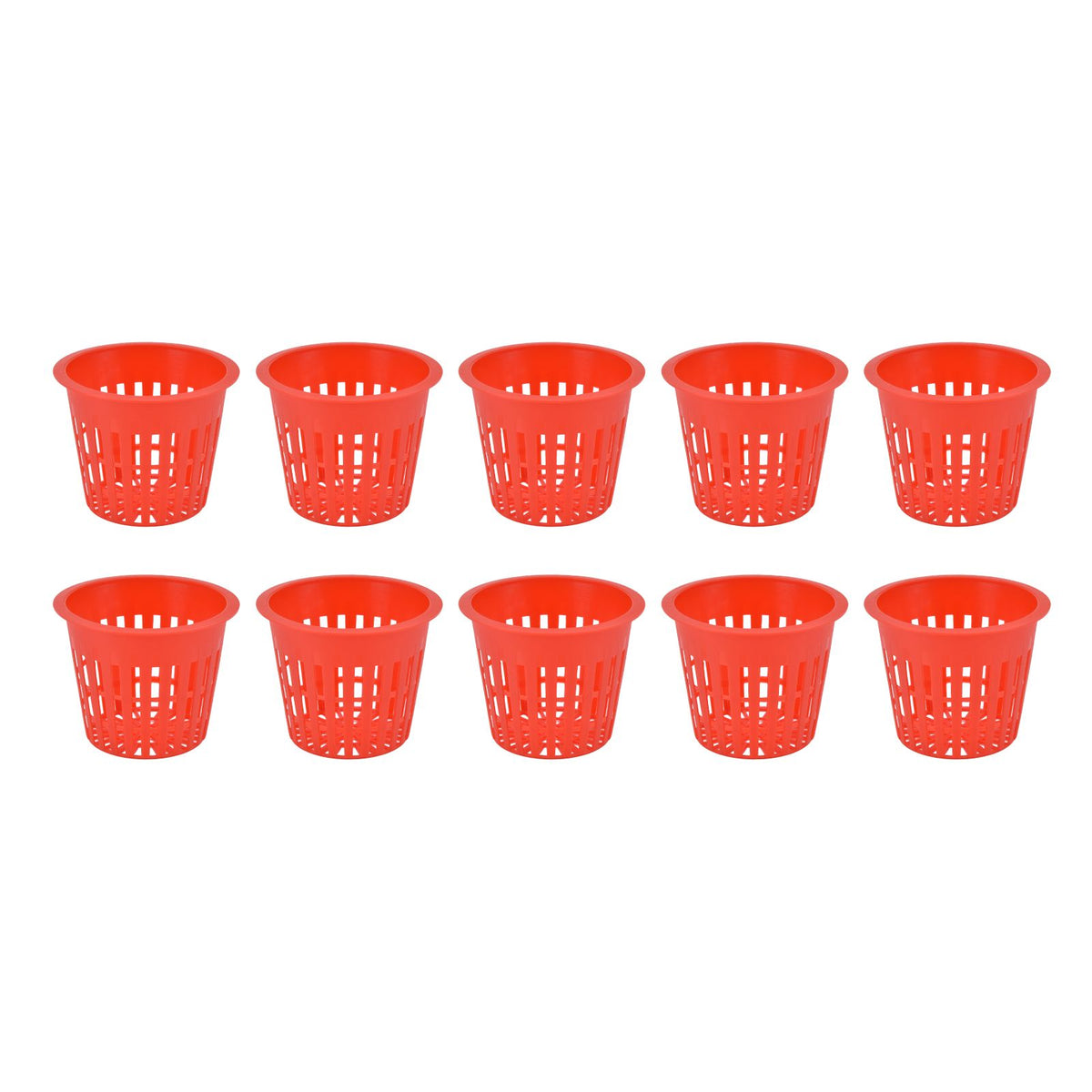 10PCS Planting Basket Plant Cultivation Basket Plastic Hydroponic Planting Mesh Cup for Garden