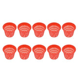 10PCS Planting Basket Plant Cultivation Basket Plastic Hydroponic Planting Mesh Cup for Garden - Low Angle