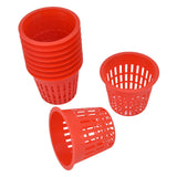 10PCS Planting Basket Plant Cultivation Basket Plastic Hydroponic Planting Mesh Cup for Garden