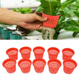 10PCS Planting Basket Plant Cultivation Basket Plastic Hydroponic Planting Mesh Cup for Garden - Extra Image