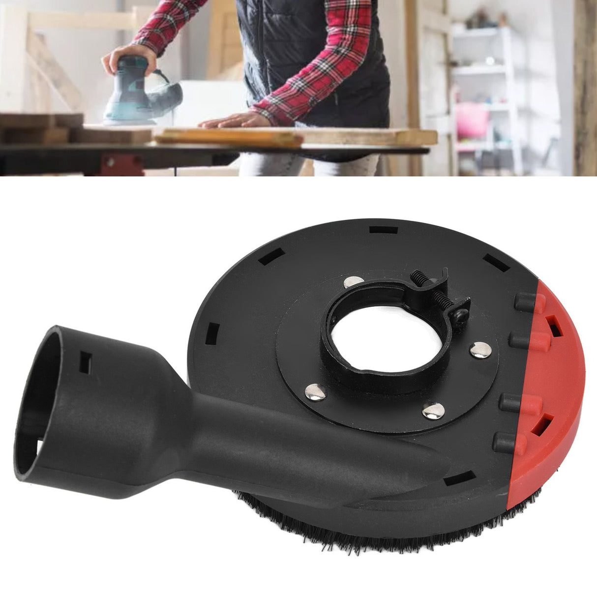 Angle Grinder Dust Shroud High Efficiency Dustproof Angle Grinder Dust Hood for 4inch/4.5inch/5inch Angle Grinders