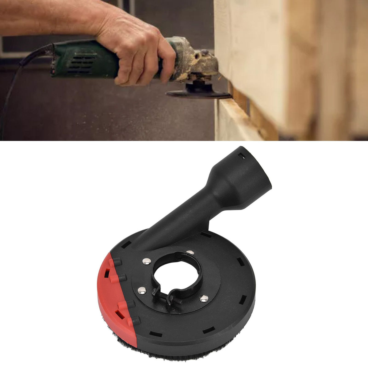 Angle Grinder Dust Shroud High Efficiency Dustproof Angle Grinder Dust Hood for 4inch/4.5inch/5inch Angle Grinders