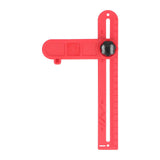 Plastic Angle Measuring Ruler Adjustable DIY Angle Finder Protractor for Woodworking and Home Improvement