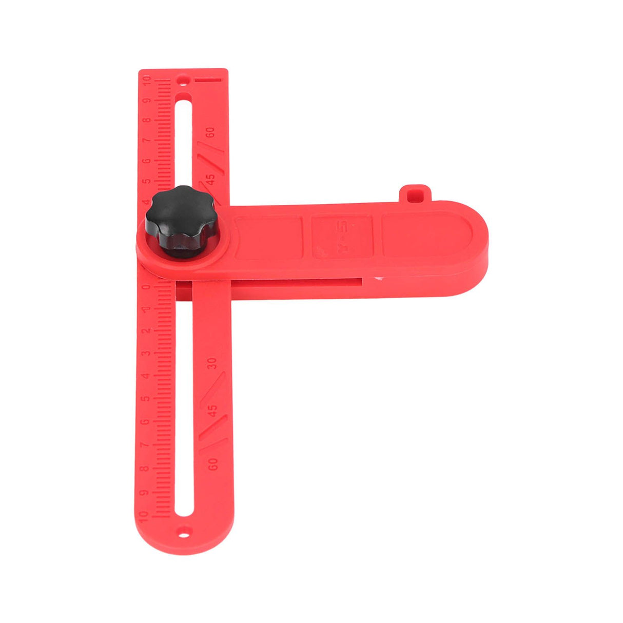 Plastic Angle Measuring Ruler Adjustable DIY Angle Finder Protractor for Woodworking and Home Improvement