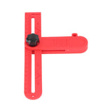 Plastic Angle Measuring Ruler Adjustable DIY Angle Finder Protractor for Woodworking and Home Improvement
