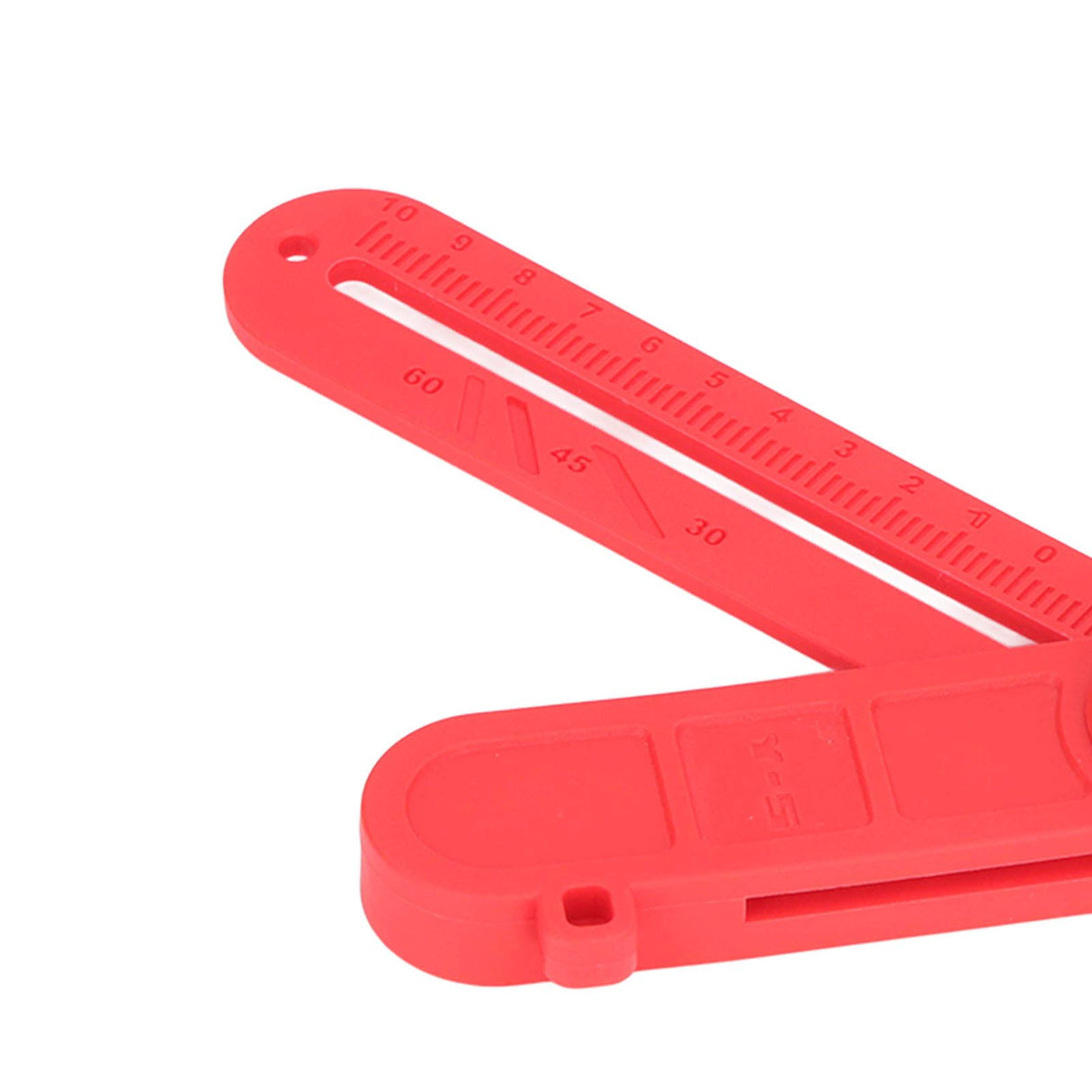 Plastic Angle Measuring Ruler Adjustable DIY Angle Finder Protractor for Woodworking and Home Improvement