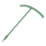 12 Sets Plant Support Stakes with Half Round Support Ring Plastic Garden Tool for Flower Pot Vegetable - Top-Down View