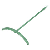12 Sets Plant Support Stakes with Half Round Support Ring Plastic Garden Tool for Flower Pot Vegetable