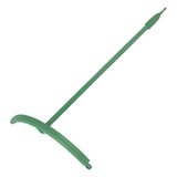12 Sets Plant Support Stakes with Half Round Support Ring Plastic Garden Tool for Flower Pot Vegetable - Low Angle