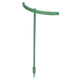 12 Sets Plant Support Stakes with Half Round Support Ring Plastic Garden Tool for Flower Pot Vegetable