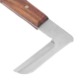 Steel L Shape Hoof Knife Ergonomic Curved Handle Hoof Trimming Tool for Farm Horse Single Blade On Left Hand
