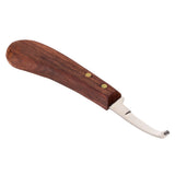Steel Hoof Knife with Wooden Handle Pointed Cattle Livestock Hand Hoof Trimming Tool for FarmRight Hand