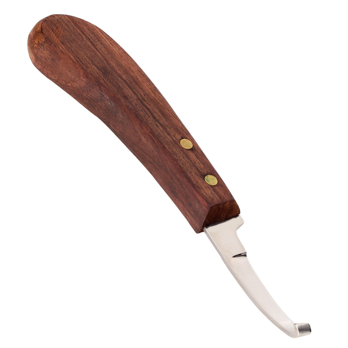 Steel Hoof Knife with Wooden Handle Pointed Cattle Livestock Hand Hoof Trimming Tool for FarmRight Hand