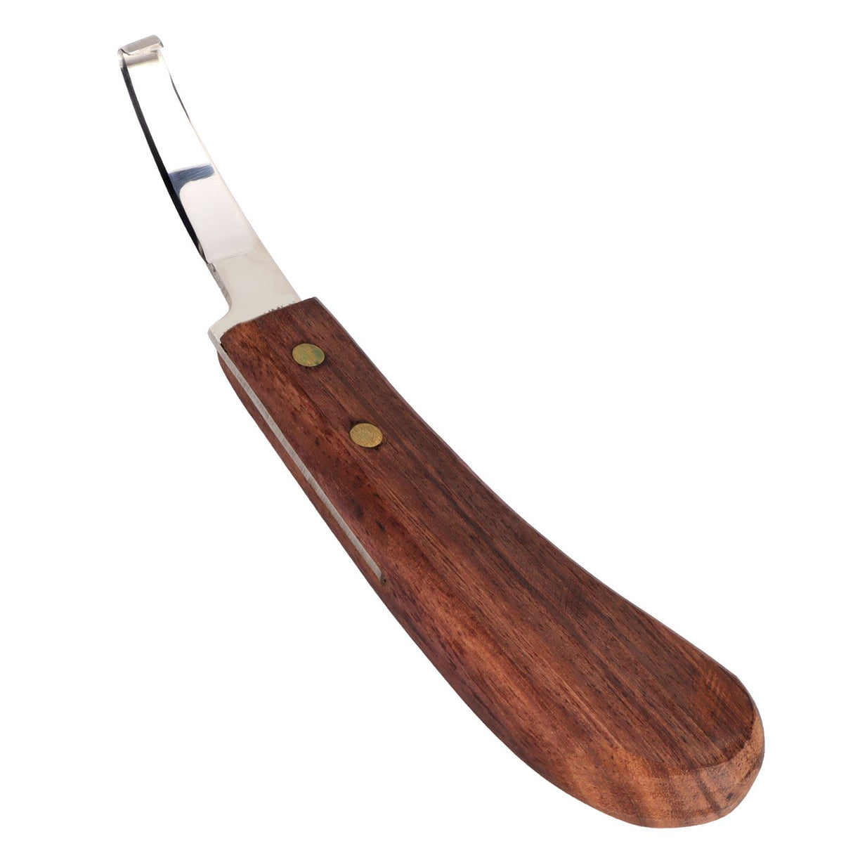 Steel Hoof Knife with Wooden Handle Pointed Cattle Livestock Hand Hoof Trimming Tool for FarmRight Hand