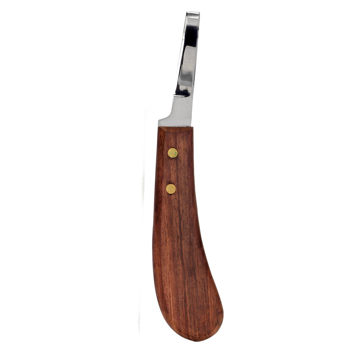 Steel Hoof Knife with Wooden Handle Pointed Cattle Livestock Hand Hoof Trimming Tool for FarmRight Hand