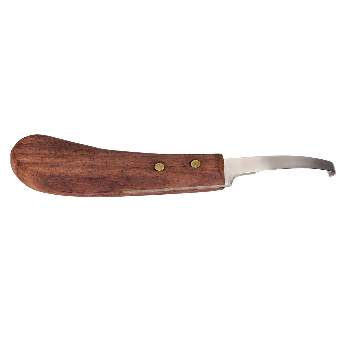 Steel Hoof Knife with Wooden Handle Pointed Cattle Livestock Hand Hoof Trimming Tool for FarmRight Hand
