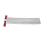 12in silver stainless steel T rule scribing ruler for woodworking, T rule head