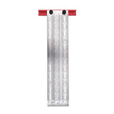 T Rule Stainless Steel Silver Scribing Ruler Woodworking Measuring Tool Positioning Gauge 12in