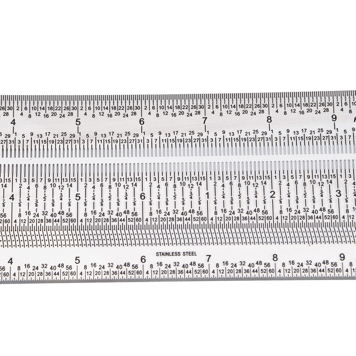 T Rule Stainless Steel Silver Scribing Ruler Woodworking Measuring Tool Positioning Gauge 12in