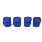 4Pcs Horse Leg Warp Hoop and Loop Fastener Guard Soft Polyester Set Kit for Dog Cow Cat Blue - Extra Image