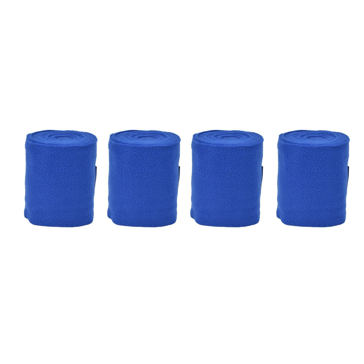 4Pcs Horse Leg Warp Hoop and Loop Fastener Guard Soft Polyester Set Kit for Dog Cow Cat Blue
