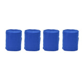 4Pcs Horse Leg Warp Hoop and Loop Fastener Guard Soft Polyester Set Kit for Dog Cow Cat Blue - Extra Image