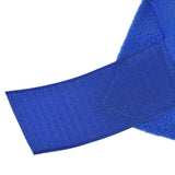 4Pcs Horse Leg Warp Hoop and Loop Fastener Guard Soft Polyester Set Kit for Dog Cow Cat Blue