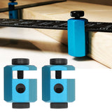 Stair Gauges for Framing Square and Rafter Stair Layout Rafter Layout Marking Repetitive Angles Blue - Extra Image