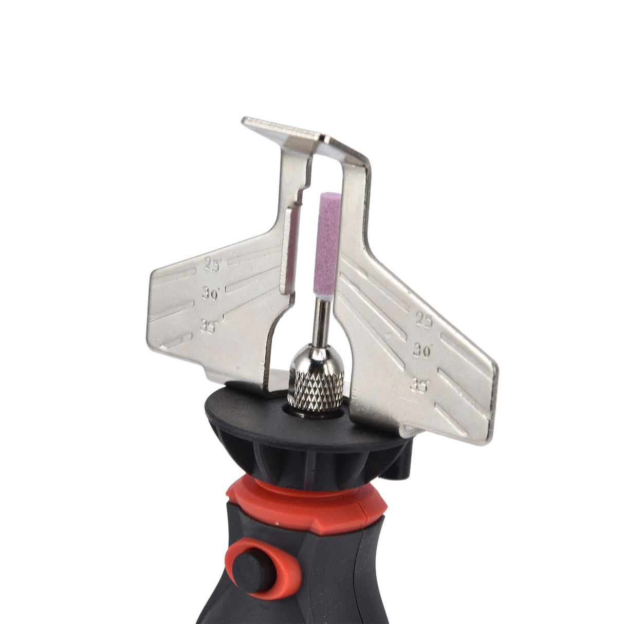 DC3.6V Cordless Saw Sharpener Kit Handheld Chainsaw Sharpening Kit Red Chain Saw Sharpen Tool Set