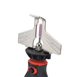 DC3.6V Cordless Saw Sharpener Kit Handheld Chainsaw Sharpening Kit Red Chain Saw Sharpen Tool Set