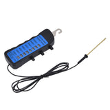 12KV Neon Fence Voltage Tester 2000 to 12000V 8 Neon Indicator Lights Waterproof Fence Tester for Farms - Close-Up Angle