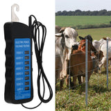 Electric Fence Tester Multi Light Voltage Detection Portable for Farm Supply Fencing ABS 7000V